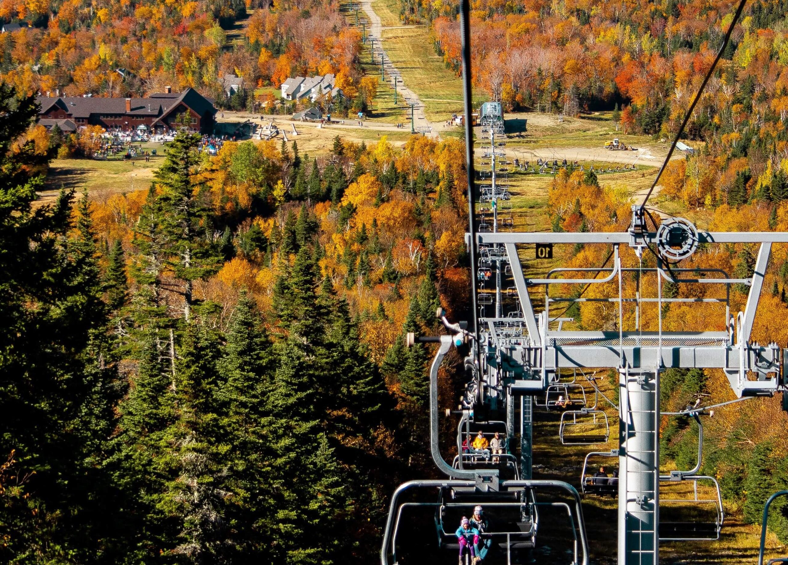 Fall foliage chairlift rides