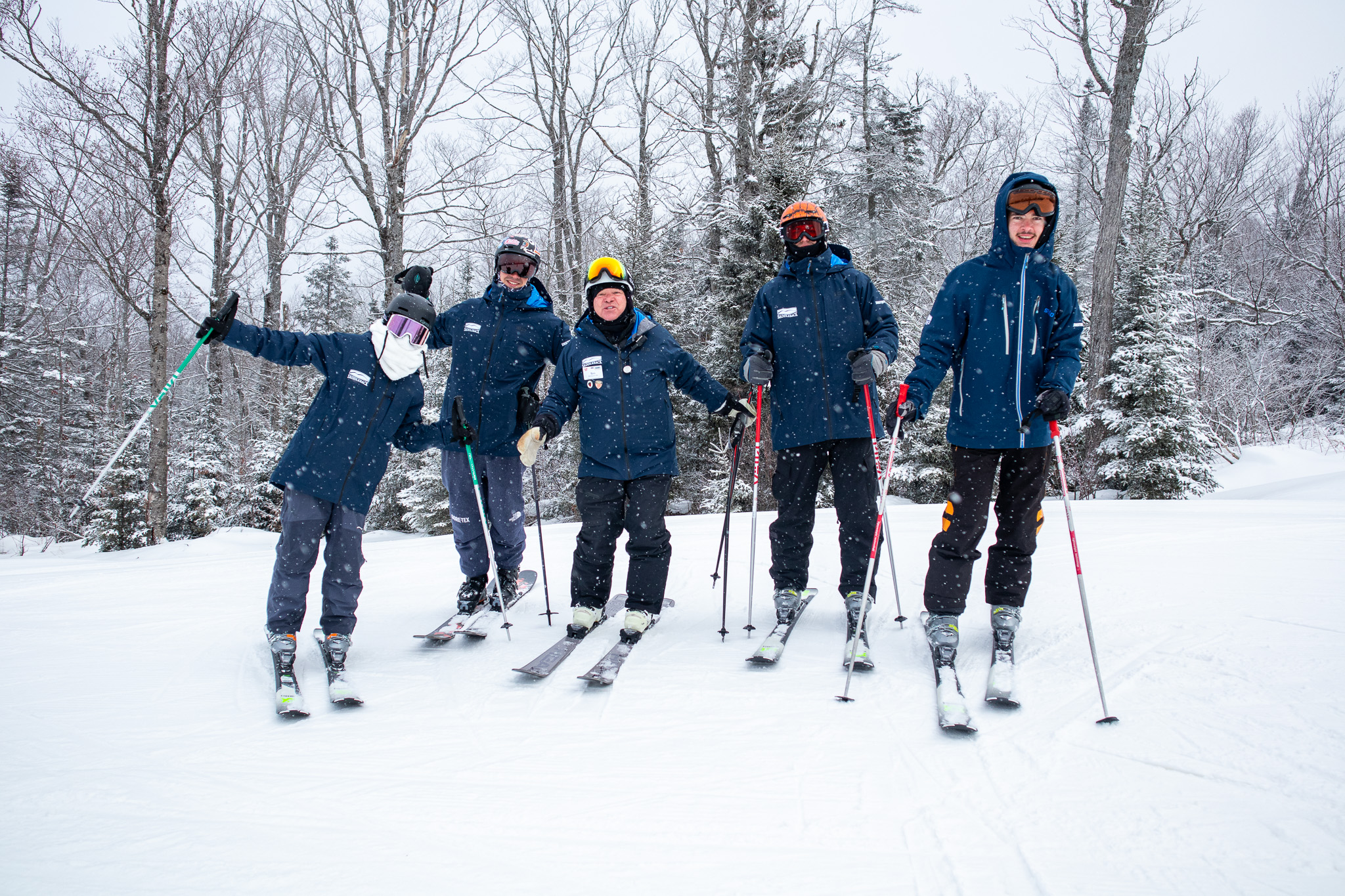 ski school group shot